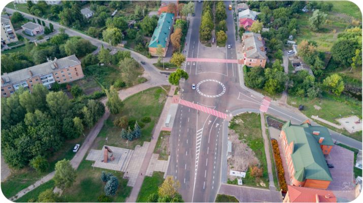 Осінній Ніжин з висоти пташиного польоту