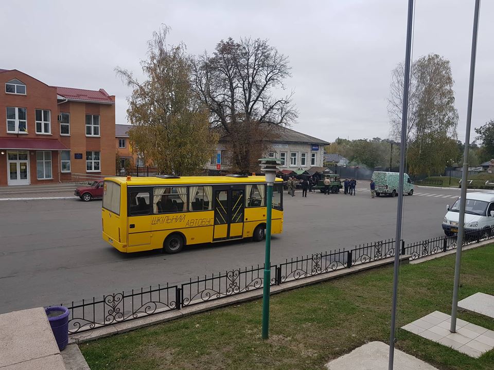 Олександр Кодола разом з Прем'єр-міністром на місці події