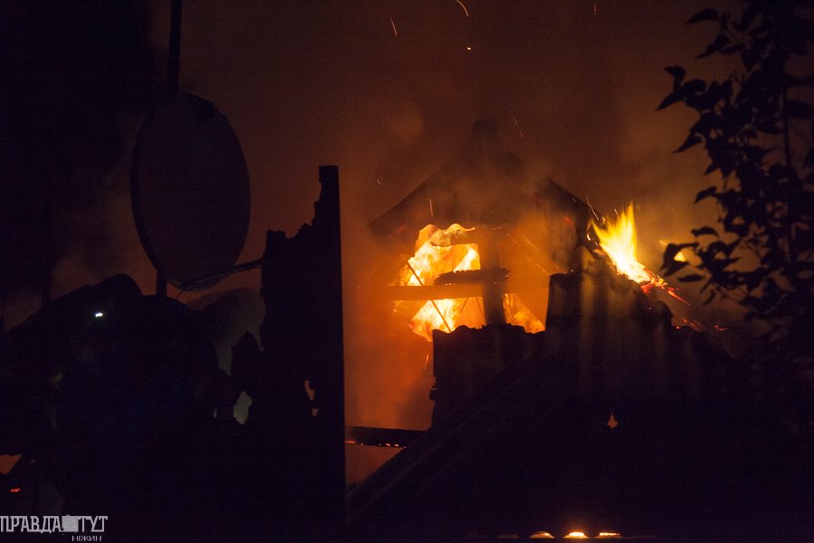 У Ніжині горів житловий будинок