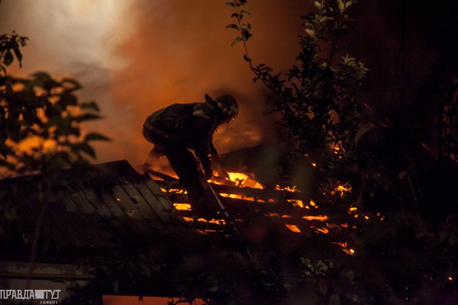 У Ніжині горів житловий будинок