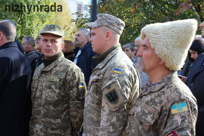 Урочистий мітинг до Дня захисника України