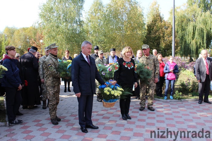 Урочистий мітинг до Дня захисника України