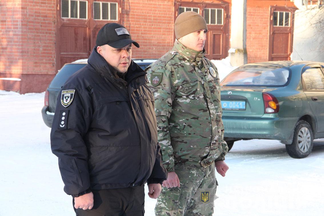 На Донбас вирушив зведений загін поліції Чернігівщини