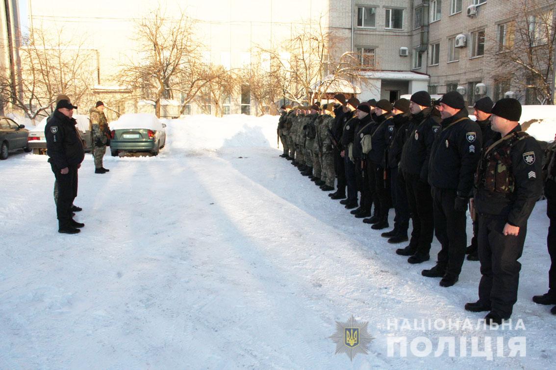 На Донбас вирушив зведений загін поліції Чернігівщини