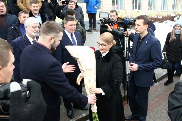 Юлія Тимошенко прочитала лекцію студентам на Чернігівщині