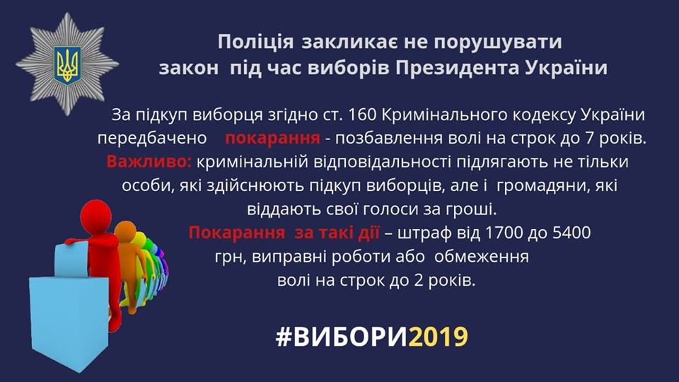 Вибори на Чернігівщині: поліція відкрила вже шість кримінальних проваджень