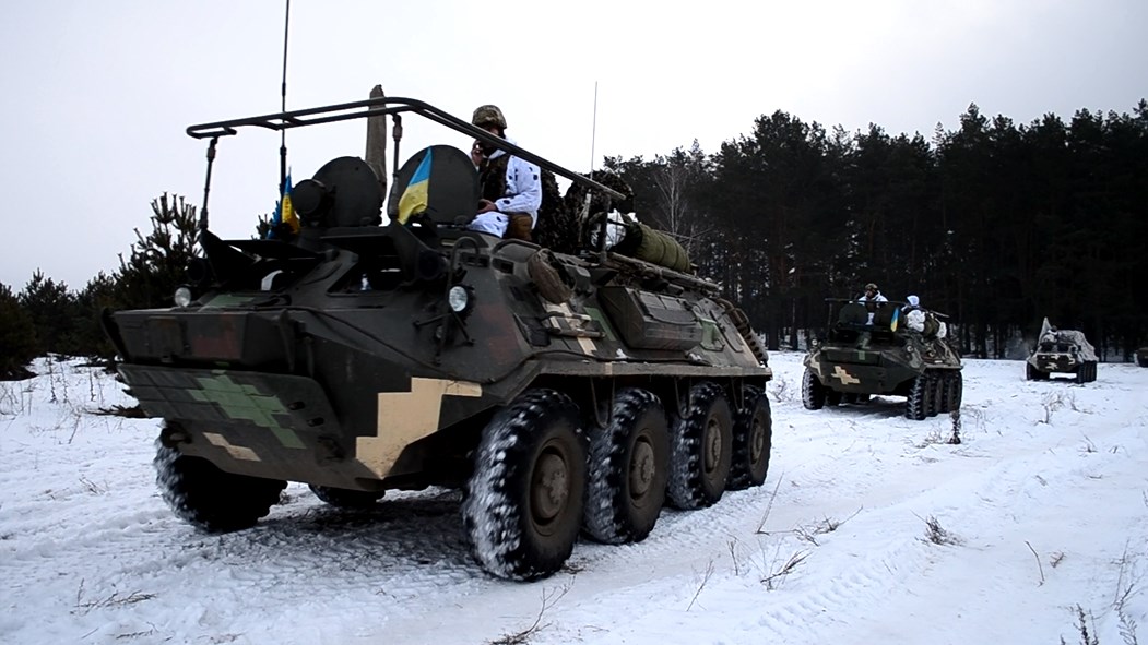 На Чернігівщині танки ходили у наступ (Фото)