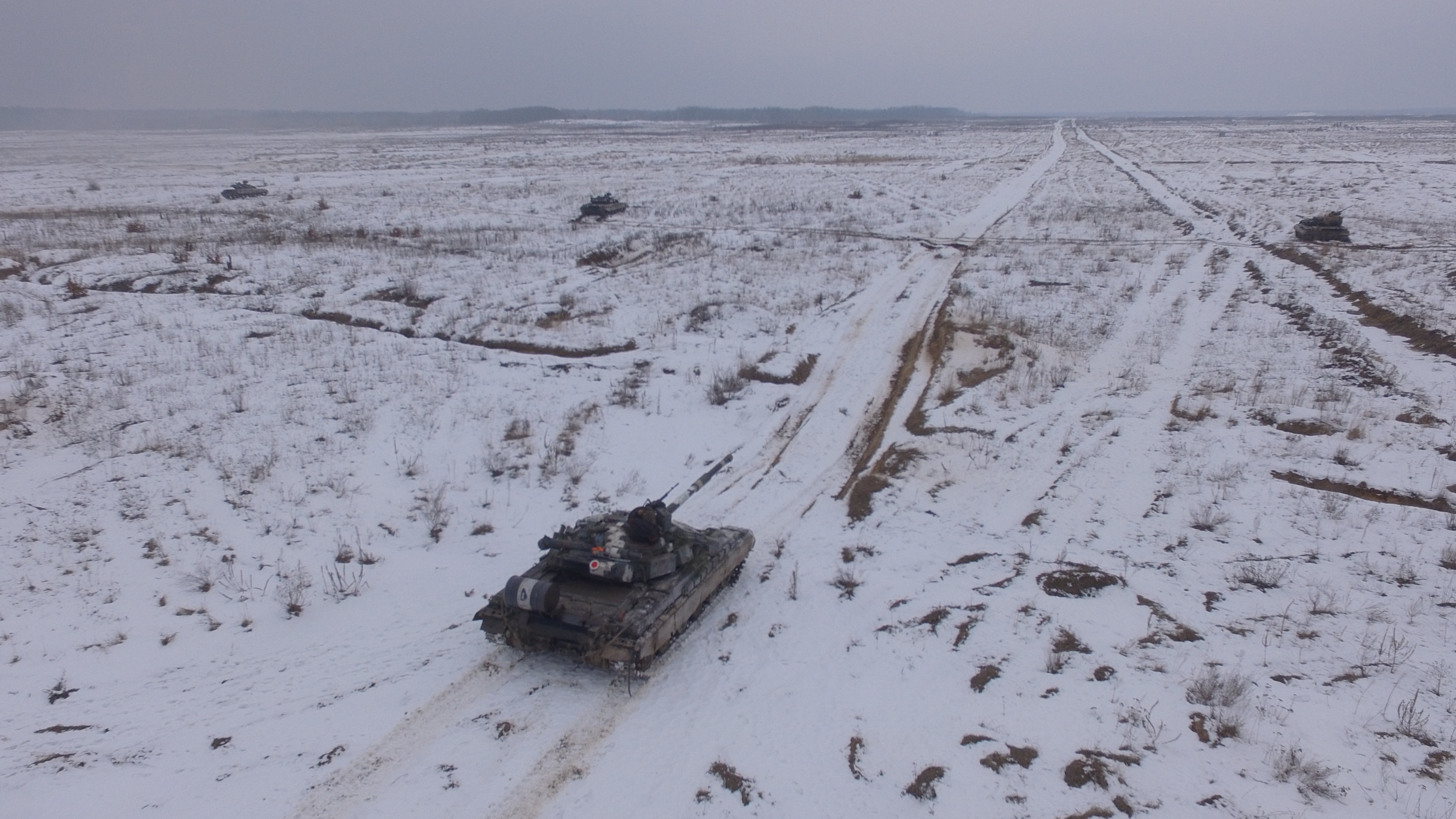 На Чернігівщині танки ходили у наступ (Фото)