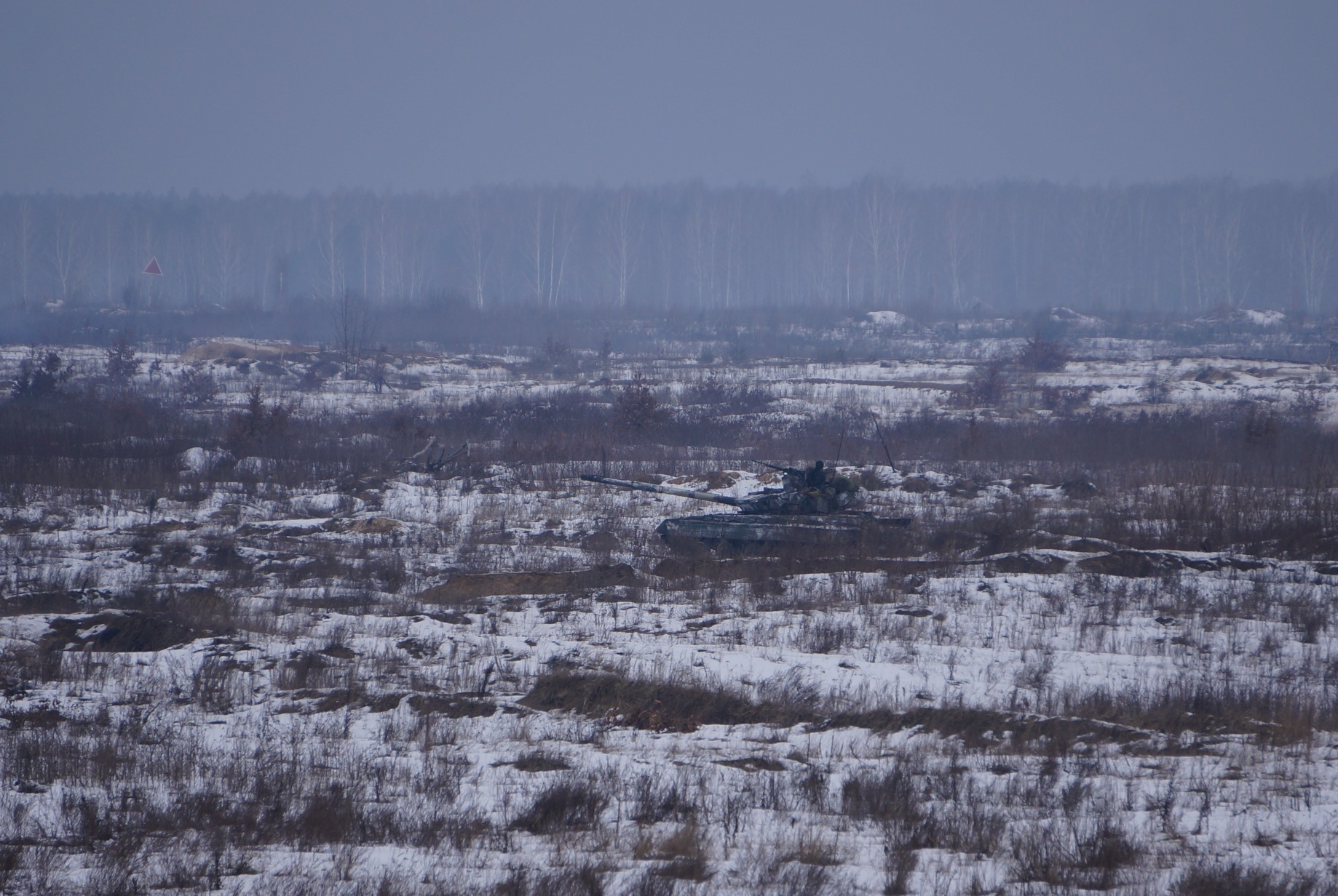 На Чернігівщині танки ходили у наступ (Фото)