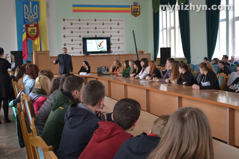 Як ніжинська молодь обирала собі директора. Фото