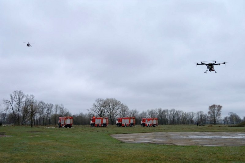 У Ніжині на базі авіаційного загону відбулись навчання. Фото