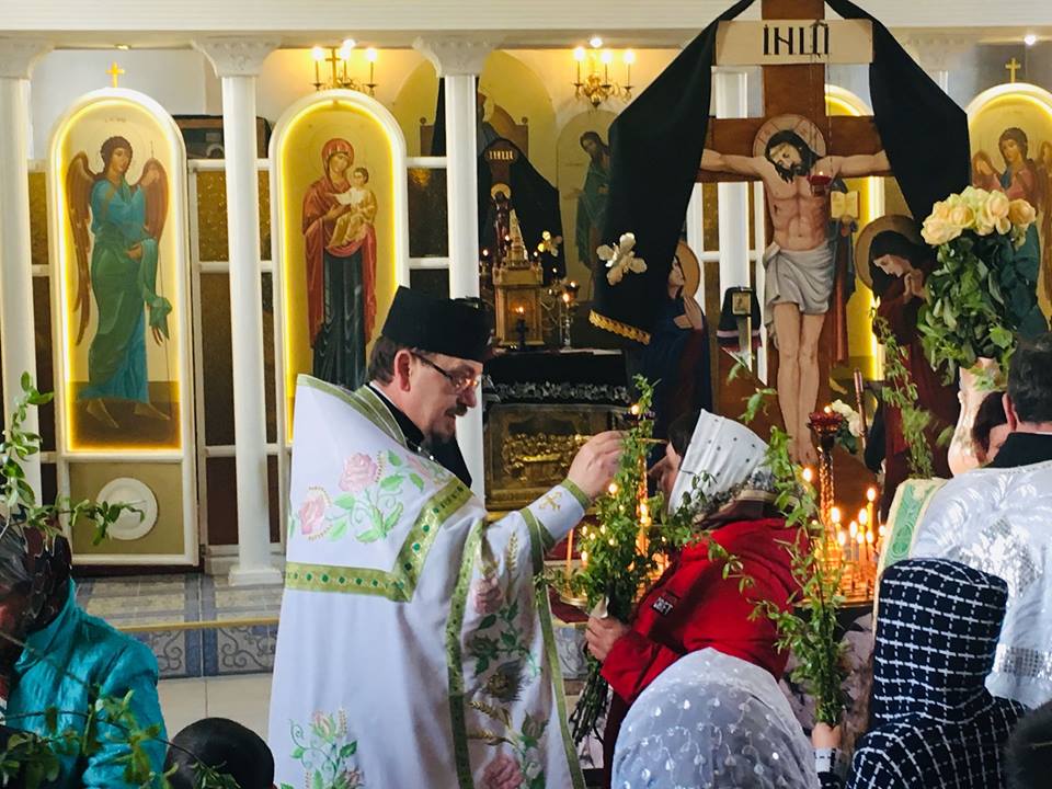 Як ніжинці освячували вербу. Фото