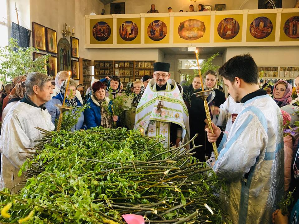 Як ніжинці освячували вербу. Фото