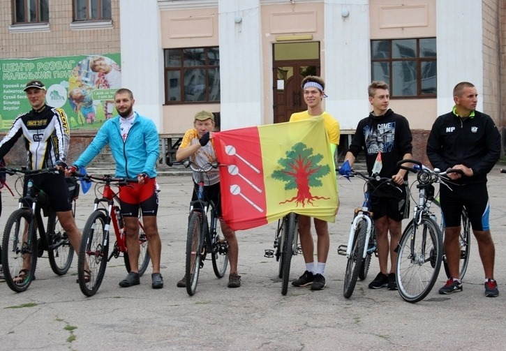 Із Корюківки стартував святковий велопробіг (Фото)