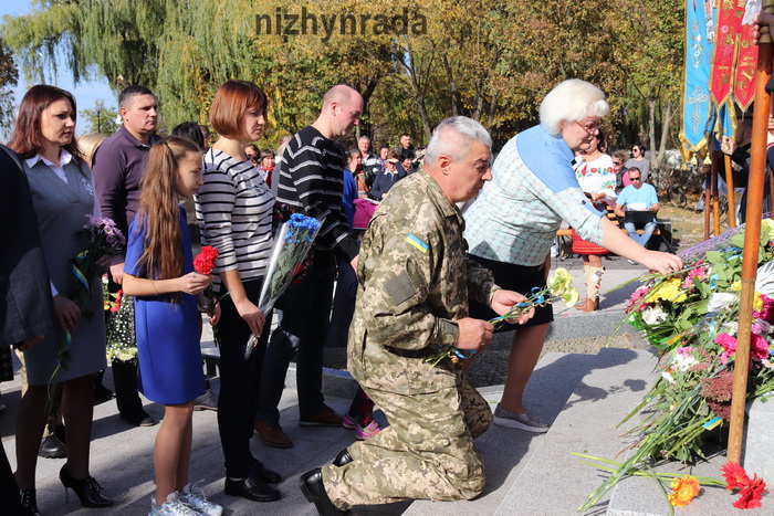 Як у Ніжині відзначили свято Покрови Пресвятої Богородиці і День захисника України. Фото