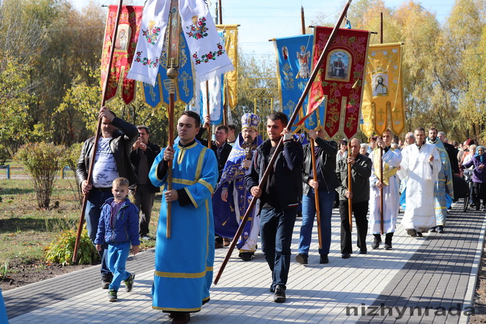 Як у Ніжині відзначили свято Покрови Пресвятої Богородиці і День захисника України. Фото