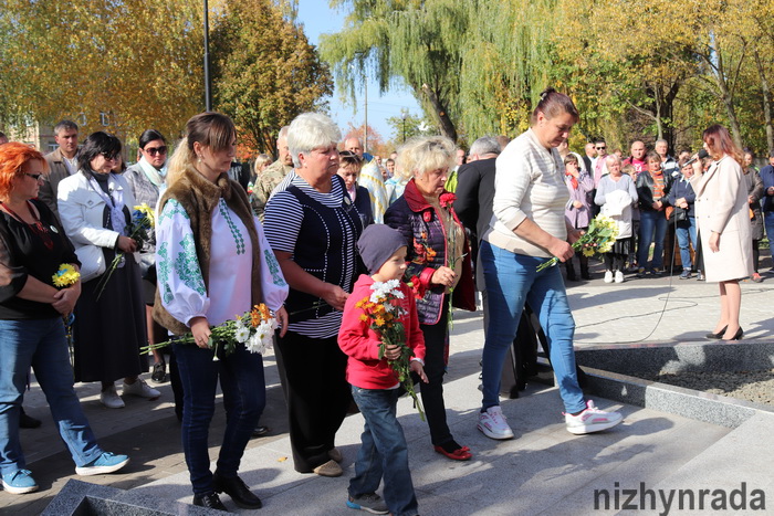 Як у Ніжині відзначили свято Покрови Пресвятої Богородиці і День захисника України. Фото