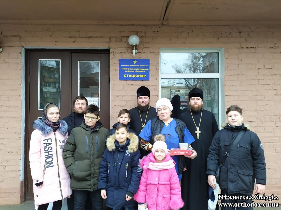 У Різдвяний Святвечір священики відвідали лікарні