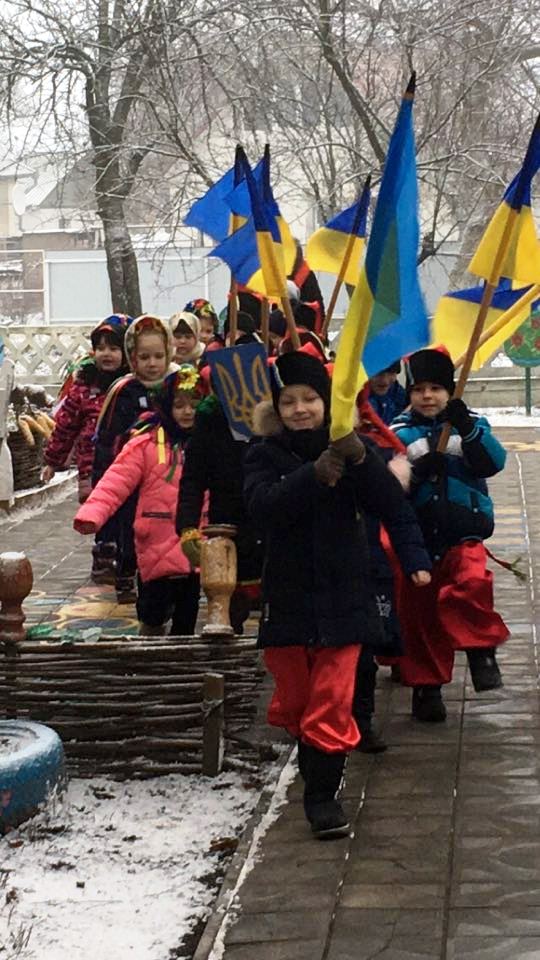 Як ніжинські дошкільнята відзначили День Соборності України
